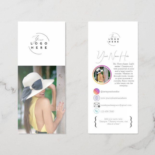 Customized Modern Business Brochure (Folded Front and Back)