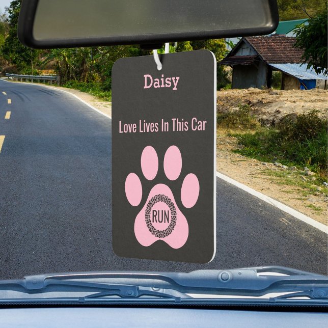 Customized Modern Daisy’s Paw Dog Love Funny Giftn Air Freshener (Creator Uploaded)