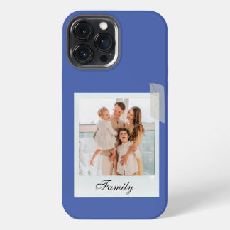 customized modern navy blue Vintage iPhone Case