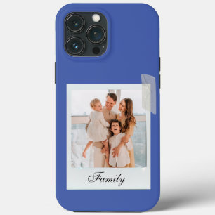 customized modern navy blue Vintage iPhone Case