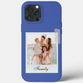 customized modern navy blue Vintage iPhone Case
