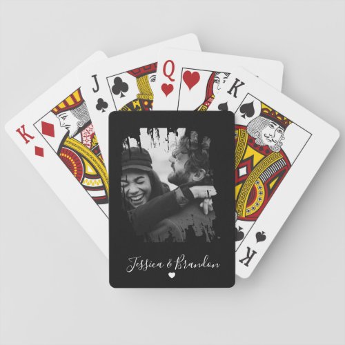 Customized Modern Photo Playing Cards