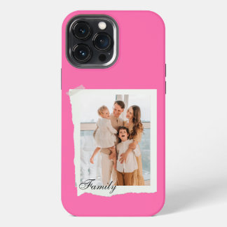 customized modern pink Vintage iPhone Case