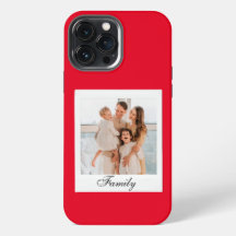 customized modern red Vintage iPhone Case