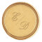 Customized Monogram Faux Gold Wax Envelope Seal
