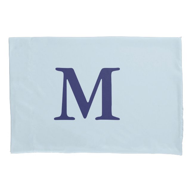 Customized Monogram Pillow Cases (Front-Left)