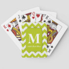 Customized Monogrammed Playing Cards