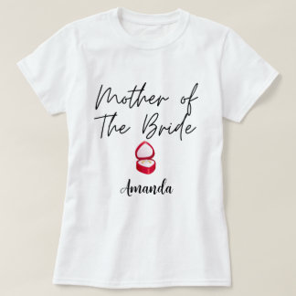 Customized Mother Of The Bride Bachelorette Party T-Shirt