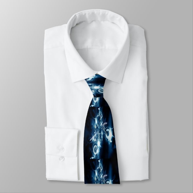 Customized Motocross Neck Tie (Tied)