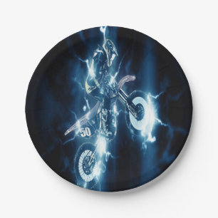 Customized Motocross Paper Plates