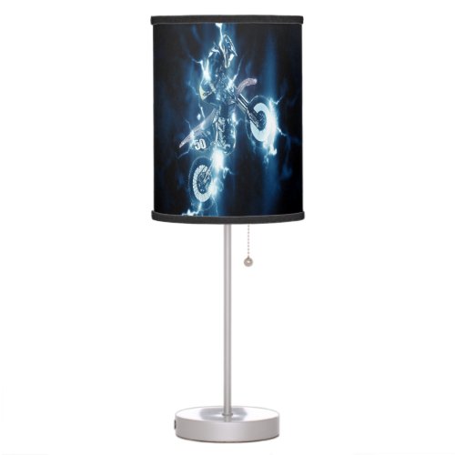 Customized Motocross Table Lamp