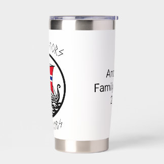Customized My Ancestors Were Vikings | Viking Ship Insulated Tumbler