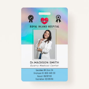 Customized Name and Photo    ID Card Badge