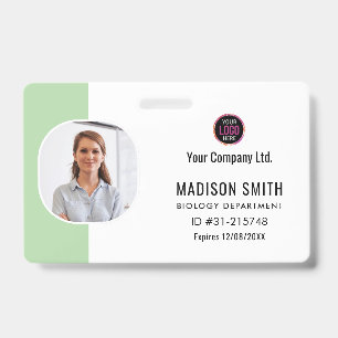 Customized Name and Photo    ID Card Badge