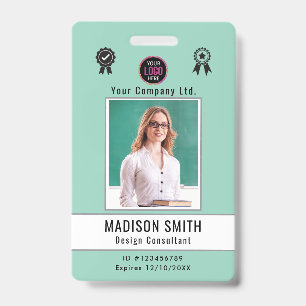 Customized Name and Photo    ID Card Badge