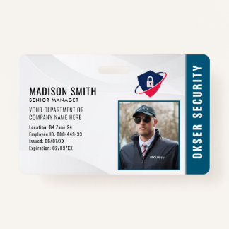 Customized Name and Photo | Security ID Card Badg Badge