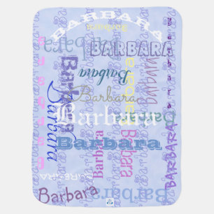Customized Name Baby pink-purple blanket-2 sided Blanket