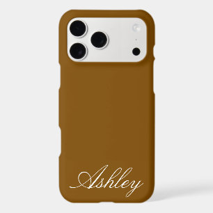 Customized Name Modern Stylish Minimal Monogram iPhone 17 Pro Max Case