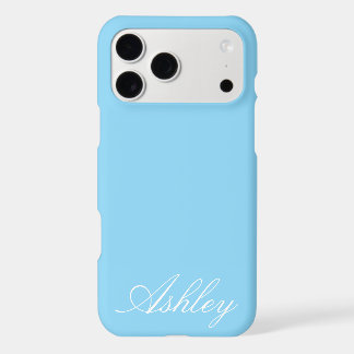 Customized Name Modern Stylish Minimal Monogram iPhone 17 Pro Max Case