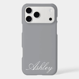 Customized Name Modern Stylish Minimal Monogram iPhone 17 Pro Max Case