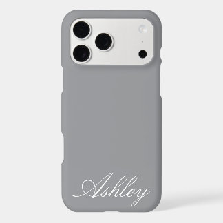 Customized Name Modern Stylish Minimal Monogram iPhone 17 Pro Max Case