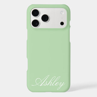 Customized Name Modern Stylish Minimal Monogram iPhone 17 Pro Max Case