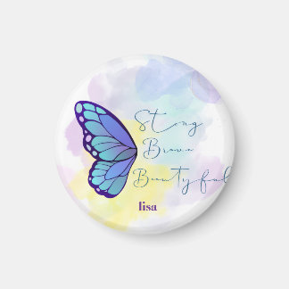 customized name modern women magnet