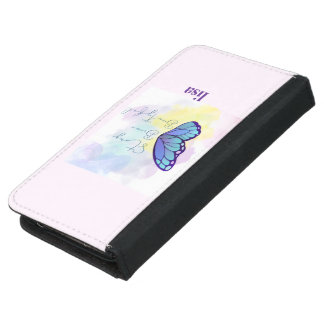 customized name modern women samsung galaxy s5 wallet case