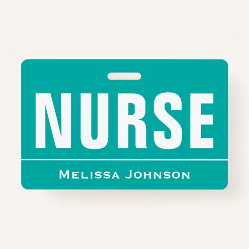 Customized Name Nurse Badge | Zazzle