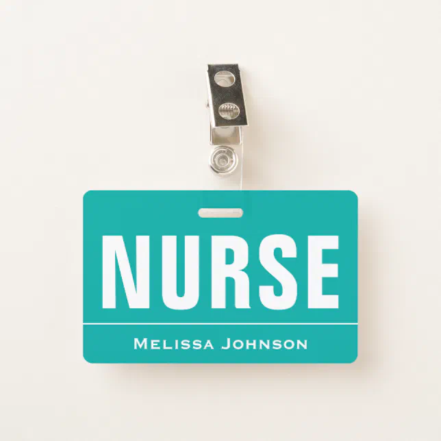 Customized Name Nurse Badge | Zazzle