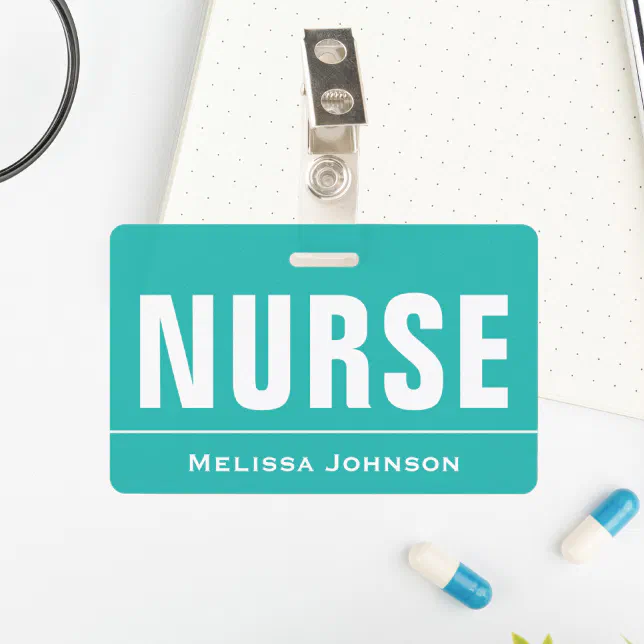 Customized Name Nurse Badge | Zazzle