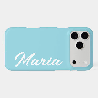 CUSTOMIZED NAME SIMPLE STYLISH MODERN MINIMAL MONO iPhone 17 PRO MAX CASE
