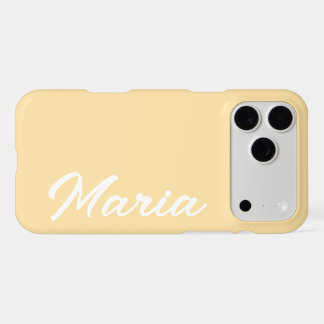 CUSTOMIZED NAME SIMPLE STYLISH MODERN MINIMAL MONO iPhone 17 PRO MAX CASE