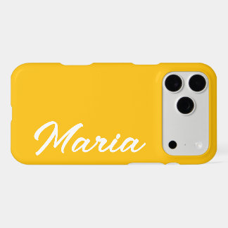 CUSTOMIZED NAME SIMPLE STYLISH MODERN MINIMAL MONO iPhone 17 PRO MAX CASE