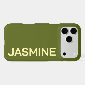 Customized Name Stylish Minimal Monogram Modern iPhone 17 Pro Max Case