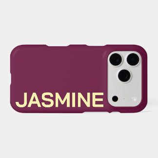 Customized Name Stylish Minimal Monogram Modern iPhone 17 Pro Case