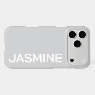 Customized Name Stylish Minimal Monogram Modern iPhone 17 Pro Max Case