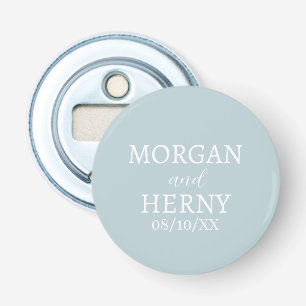 CUSTOMIZED NAME STYLISH MODERN WEDDING BOTTLE OPENER