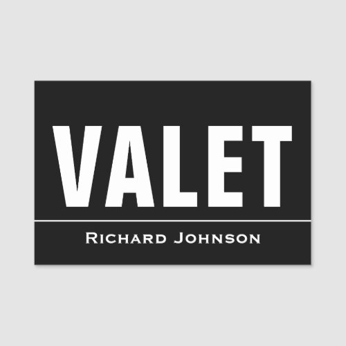 Customized Name Valet Name Tag