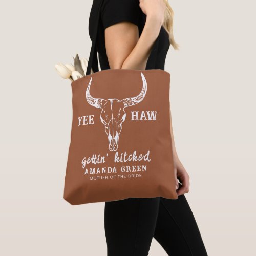 Customized Nash Bash Terracotta Bachelorette Party Tote Bag