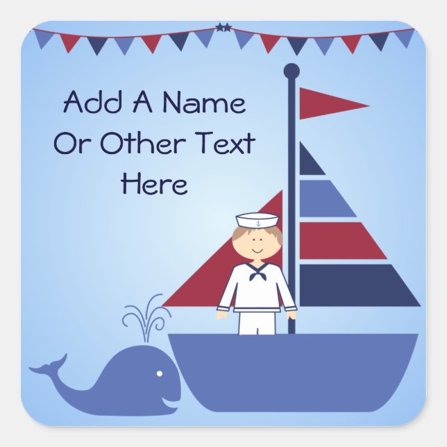 Customized Nautical Stickers (Front)