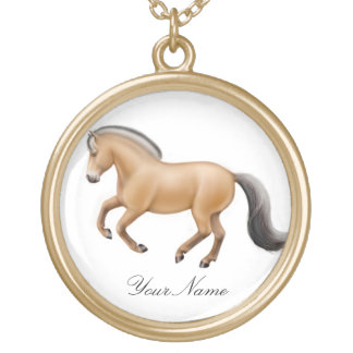 Customized Norwegian Fjord Horse Necklace