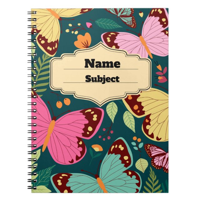Customized Notebooks  Personalized  (Front)