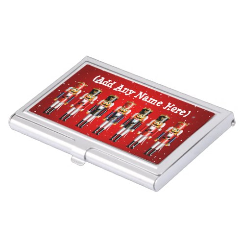 Customized Nutcracker Toy Soldiers Business Card Case