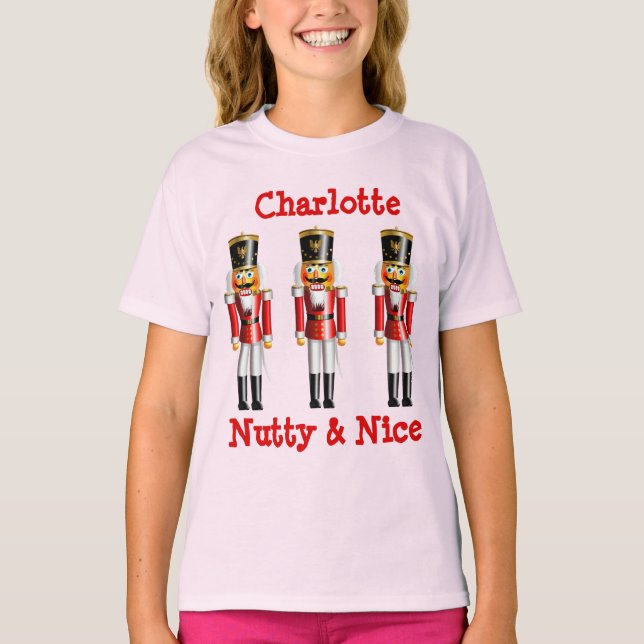 Customized Nutty Nutcrackers Cartoon T-Shirt (Front)