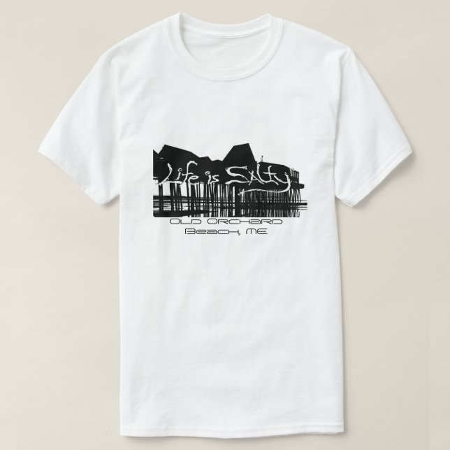 Customized Old Orchard Beach/Pier shirt ! (Design Front)