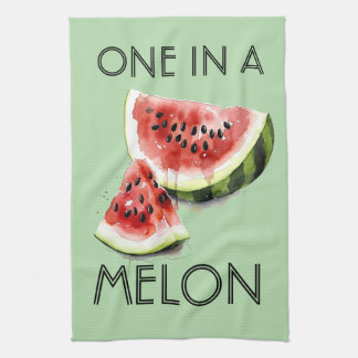 Customized ONE IN A MELON Summer Vibes Party Tools Kitchen Towel