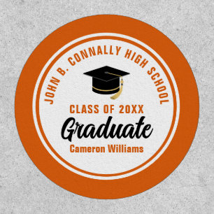 Customized Orange Graduate 2026 Graduation Patch