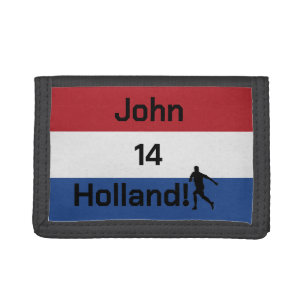 Customized Oranje Team Pride Tri-fold Wallet