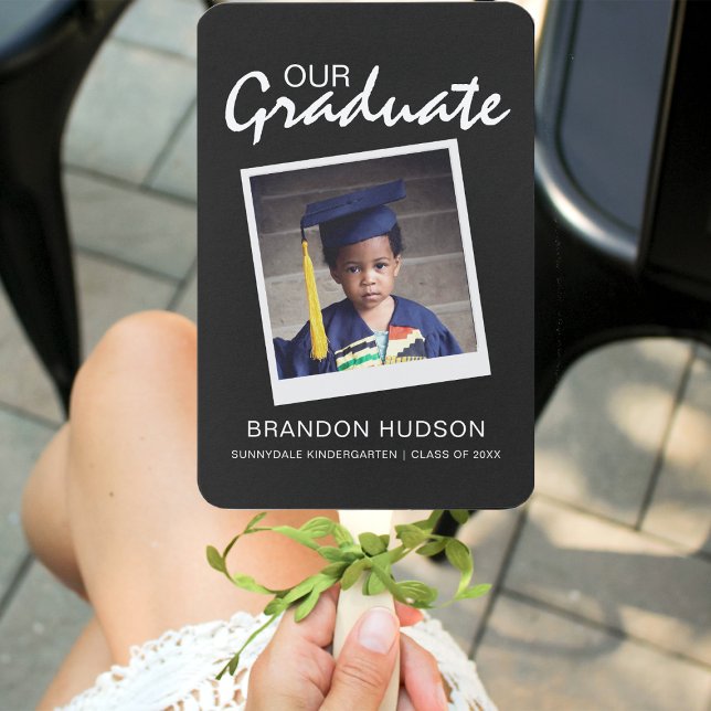 Customized  Our Graduate | Photo Graduation Hand Fan (Creator Uploaded)